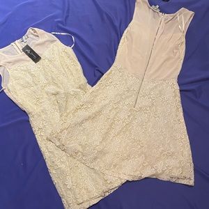 COPY - Woman junior cream summer dress size medium